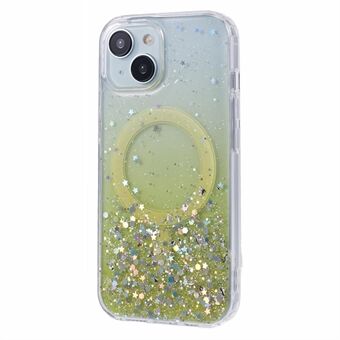 JTW-serien for iPhone 15 Plus Magnetisk Etui Kompatibel med MagSafe Gradient Glitter Telefondeksel