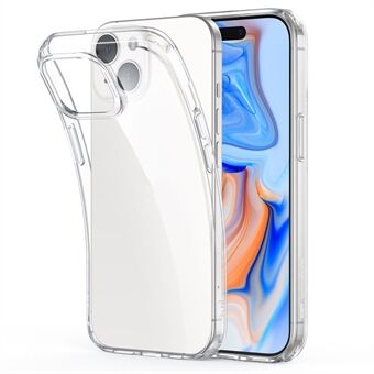 ESR Project Zero Series for iPhone 15 Plus Deksel Transparent Støtsikker Myk TPU Telefonbakdeksel