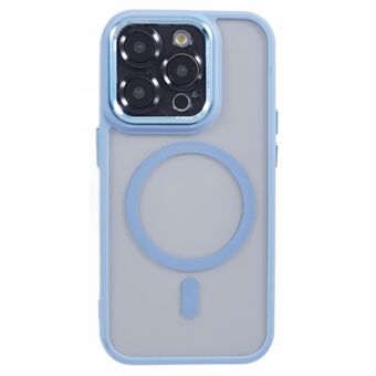 For iPhone 15 Pro Etui TPU+Acrylic Magnetisk Anti-fall Telefondeksel Kompatibel med MagSafe