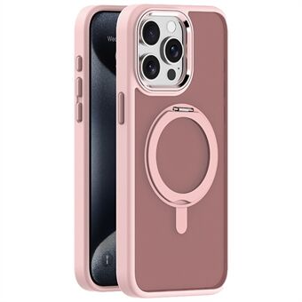 For iPhone 15 Pro Etui Magnetisk Støtte TPU+Akr...

