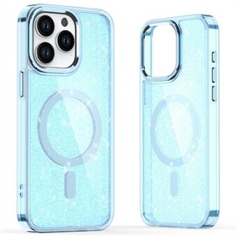 For iPhone 15 Pro Etui Kompatibelt med MagSafe TPU+PC Telefon Deksel Glitrende Design