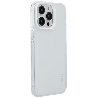 ENKAY HAT PRINCE For iPhone 15 Pro Case Gjennomsiktig Matt TPU Støtsikker Telefondeksel