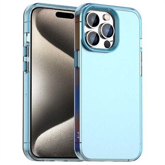 For iPhone 15 Pro Deksel PC+TPU+PET Matt Anti-Fall Telefon Bakdeksel