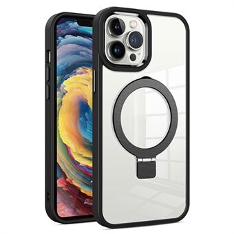 For iPhone 15 Pro PC+TPU Anti-scratch Phone Case Magnetic Ring Kickstand Clear Back Cover

For iPhone 15 Pro PC+TPU Anti-riper Mobil deksel Magnetisk ring Støtteben Gjennomsiktig bakdeksel