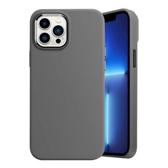 For iPhone 15 Pro flytende silikon telefon deksel metall linseramme beskyttelsesdeksel