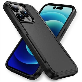 For iPhone 15 Pro PC+TPU-støtsikker telefonveske med bakbeskyttelse mot fall.