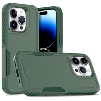 For iPhone 15 Pro Anti-riper Telefonpose PC+TPU Støtsikker Bakdeksel