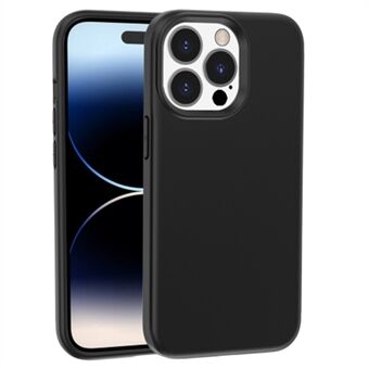 For iPhone 15 Pro Skin-touch Telefonveske TPU+PC-skall Tykket Fallbeskyttelse Telefondeksel