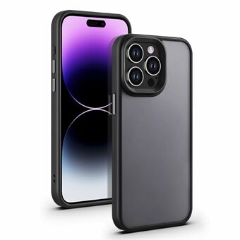 For iPhone 15 Pro-etui bakre beskyttelsesdeksel matte TPU+PC-telefondeksel