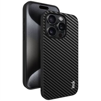 IMAK LX-5-serien for iPhone 15 Pro-etui i PU-skinnbelagt PC+TPU-telefondeksel.