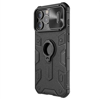 NILLKIN CamShield Armor for iPhone 15 Pro Etui Skyv Kamerabeskyttelse PC + TPU Telefondekning