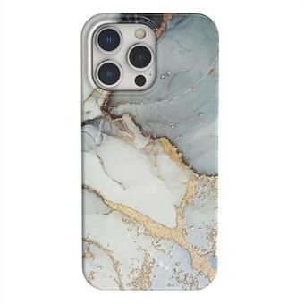 For iPhone 15 Pro-etui GW18 IMD Marmor Mønster PC+TPU Telefon Deksel