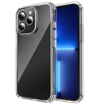 AHASTYLE PC06-N for iPhone 15 Pro Telefonveske PC+TPU Støtsikker Transparent Deksel - Gjennomsiktig