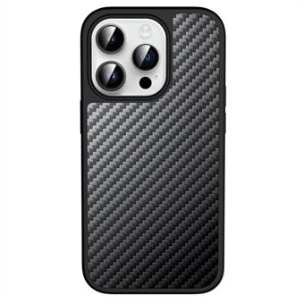 RAIGOR INVERSE Scott-serien til iPhone 15 Pro Telefon Deksel med karbonfiber tekstur TPU+PC omslag