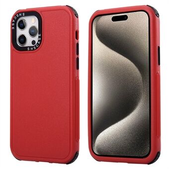 For iPhone 15 Pro-telefonskall 3-i-1 TPU + PC med tykkere hjørnebeskyttelse