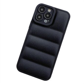 For iPhone 15 Pro Dunjakke Telefonveske TPU myk berøring matt deksel