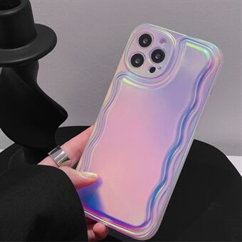 For iPhone 15 Pro Laser Aurora Phone Case TPU Wave Design Back Cover

For iPhone 15 Pro Laser Aurora deksel til mobiltelefon - TPU bølgedesign bakdeksel.