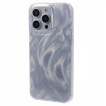 For iPhone 15 Pro Etui IMD Laser Mønster TPU+Akryl Telefon Etui