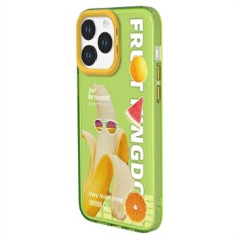 TGVI\'s Space-serie for iPhone 15 Pro-dekselet Søtt morsomt TPU+PC-bakdeksel med klistremerke-stil design