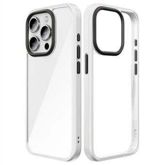 ROCK for iPhone 15 Pro-deksel TPU+PC-klar ripesikker paneltelefonbakdeksel