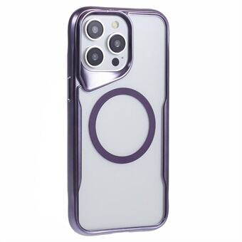 JJ3-serien for iPhone 15 Pro Elektropletterende Etui TPU+Acrylic Telefondeksel Kompatibel med MagSafe