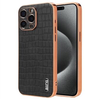 AZNS For iPhone 15 Pro Max Støtsikker Veske Krokodille Teksturert PU+TPU Slank Telefonomslag