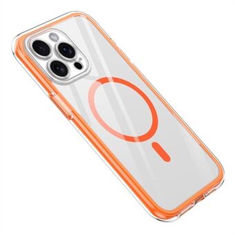 Y1-serien for iPhone 15 Pro Max Magnetisk Telefondeksel Vakuum Airbag Klar PC+TPU Deksel