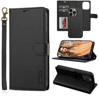 LC.IMEEKE L2-serien for iPhone 15 Pro Max etui PU-lommebok som kan løsnes Magnetisk telefondeksel