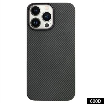 HALLOSW For iPhone 15 Pro Max Magnetisk Etui Aramid Fiber 600D Fin Tekstur Ultra Tynn Telefondeksel