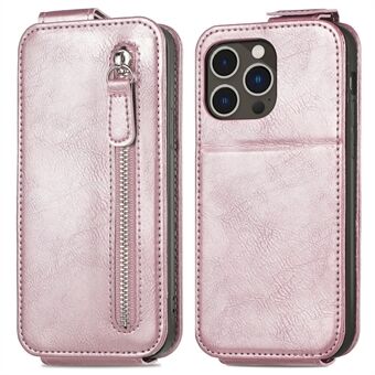 For iPhone 15 Pro Max PU Leather Stand Vertical Flip Phone Wallet Cover Shockproof Case -> For iPhone 15 Pro Max PU-lærbukse, stativ, vertikalt flip-telefonlommebokdeksel, støtsikkert deksel.