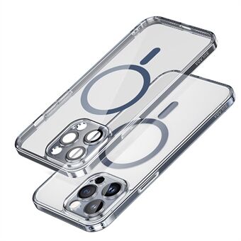 SULADA for iPhone 15 Pro Max TPU+PC Etui Kompatibel med MagSafe Telefondeksel med Linsefilm