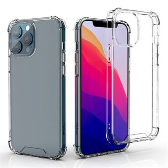 For iPhone 15 Pro Max Støtsikre hjørner TPU + Akrylteledeksel HD Klar mobildekselet.