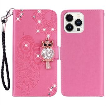 For iPhone 15 Pro Max Leather Case Rhinestone Decor Owl Pattern Phone Stand Wallet Cover

For iPhone 15 Pro Max, etui i skinn med strass dekor, uglemønster, telefonstativ og lommebokdeksel.