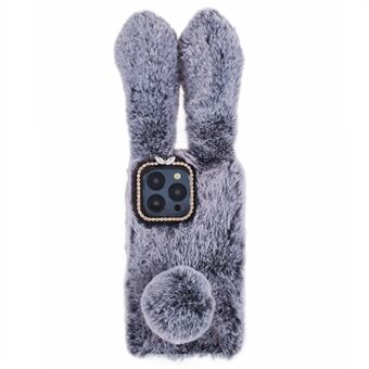 For iPhone 15 Pro Max Fluffy Furry 3D Bunny Ears Case Shockproof TPU Back Phone Cover would translate to:

For iPhone 15 Pro Max Fluffy Furry 3D Kaninører Etui Sjokkbestandig TPU Bakdeksel