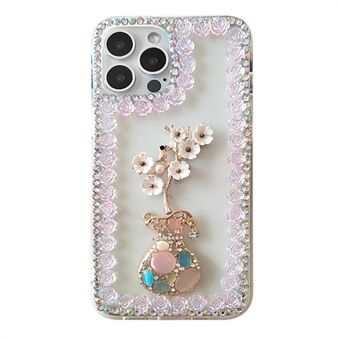 For iPhone 15 Pro Max Case with Rhinestone Decor Slim-Fit Phone Cover PC Phone Shell

Tilfelle for iPhone 15 Pro Max med Rhinestone dekorasjon, en slank og passende deksel til mobiltelefonen, laget av PC materiale.