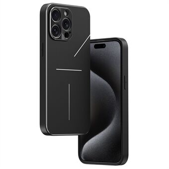 Vennligst oversett til norsk:

R-JUST RJ-52 til iPhone 15 Pro Max-telefonskall laget av aluminiumslegering + TPU med tredimensjonal design og trelinjersomslag.