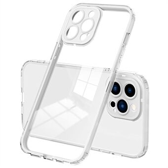 For iPhone 15 Pro Max-dekselet TPU + PC Gjennomsiktig Smarttelefon Anti-fall Deksel.