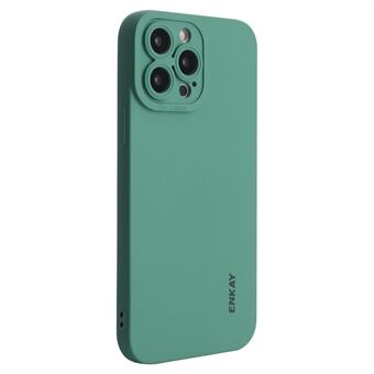 ENKAY HAT PRINCE For iPhone 15 Pro Max Etui Smussavvisende Presis Uttak Flytende Silikontelefondeksel