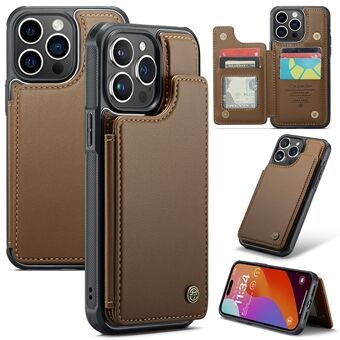 CASEME C22-serien for iPhone 15 Pro Max-etui RFID-blokkerende kortholder telefondeksel