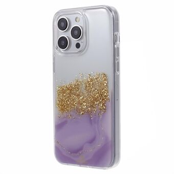 DFANS Starlight Shining-serien for iPhone 15 Pro Max mobiltelefondeksel, skinnende glitter PC+TPU-deksel.