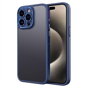 For iPhone 15 Pro Max mobiltelefonveske Presis objektivutskjæring TPU+PC Antiskli bakdeksel