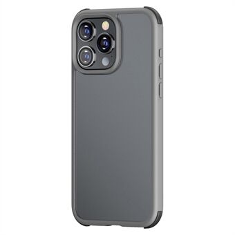 For iPhone 15 Pro Max mobildekselet TPU+PC kontrastfarge matt anti-fall bakdeksel.