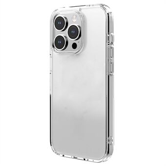 TGVI\'S LEN-serie for iPhone 15 Pro Max-deksel TPU+PC-slagfast beskyttende bakdeksel - gjennomsiktig