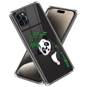 For iPhone 15 Pro Max Mønsterutskriftsveske TPU-telefonbakdeksel.