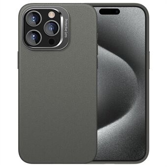 For iPhone 15 Pro Max baklokk TPU+PC støtdempende stativtelefonskall