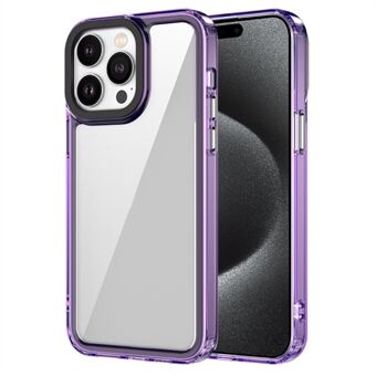 For iPhone 15 Pro Max deksel, 1,5 mm tykt PC+TPU-støtsikkert beskyttelsesdeksel for telefonen.