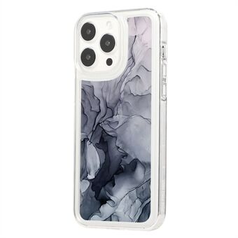 For iPhone 15 Pro Max-deksel i marmorert mønster mykt TPU-materiale med luftpute-beskyttelse til mobiltelefonen.