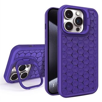 For iPhone 15 Pro Max Magnetisk Etui Varmespredende TPU-deksel med Linseramme Støtteben