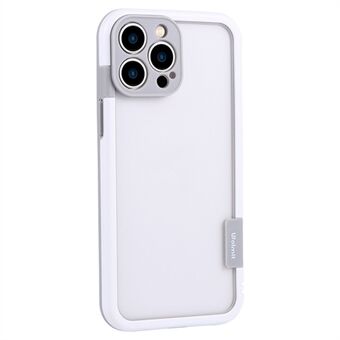 WOLMTT for iPhone 15 Pro Max Anti-scratch-deksel med dobbelfarget ramme av PC+TPU for telefon