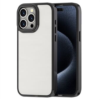 For iPhone 15 Pro Max beskyttende deksel med elektroplatering TPU + PC, slankt telefonetui.